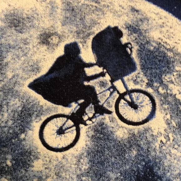 E.T. THE EXTRA TERRESTRIAL 20th ANNIVERSARY YOUTH L MOVIE PROMO TSHIRT NWOT #530 - Picture 5 of 11